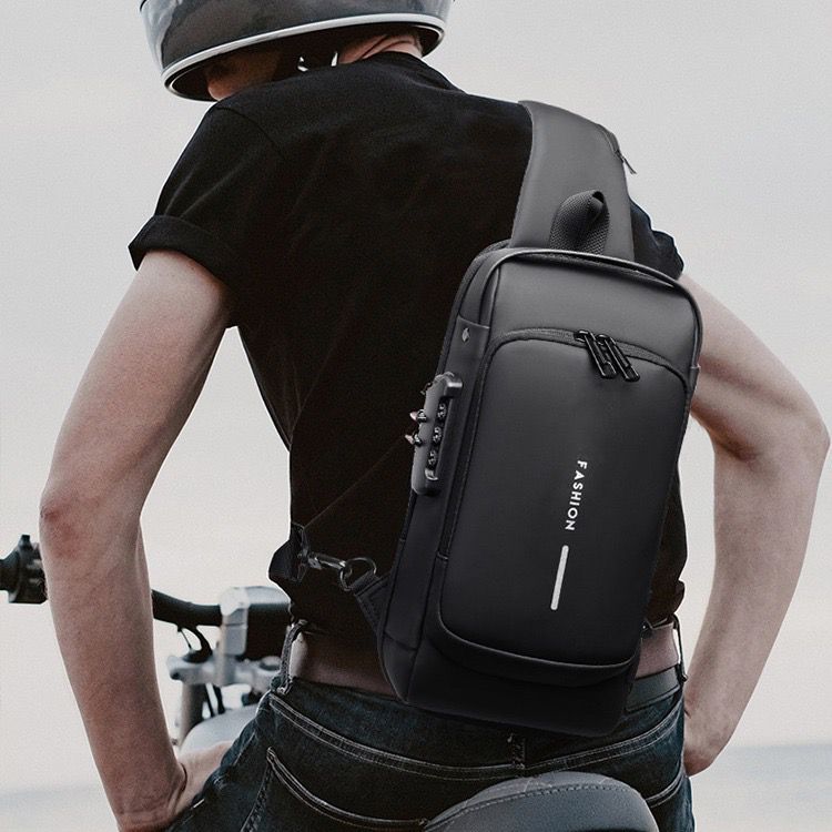 Bolso de Hombro Impermeable Antirrobo con Cargador