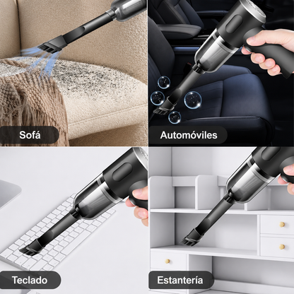 Aspiradora de Mano 3 en 1 Recargable y Portátil