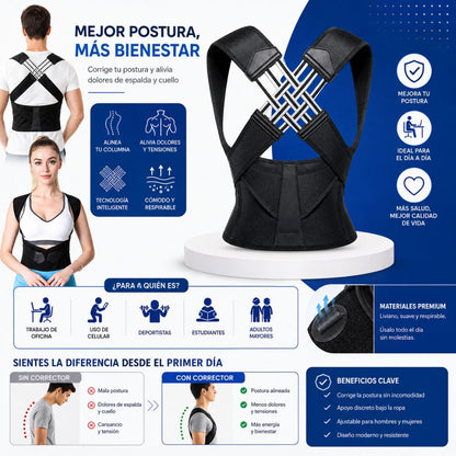 Corrector Postural con Soporte Lumbar