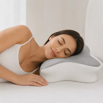 Almohada Cervical de Memory Foam con Diseño Ergonómico